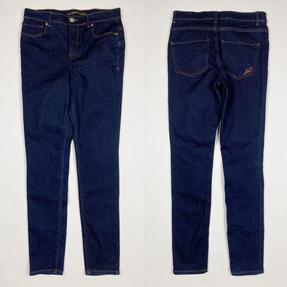 EXPRESS JEANS Dark Wash High Rise Legging Jeans - Picture 2 of 6